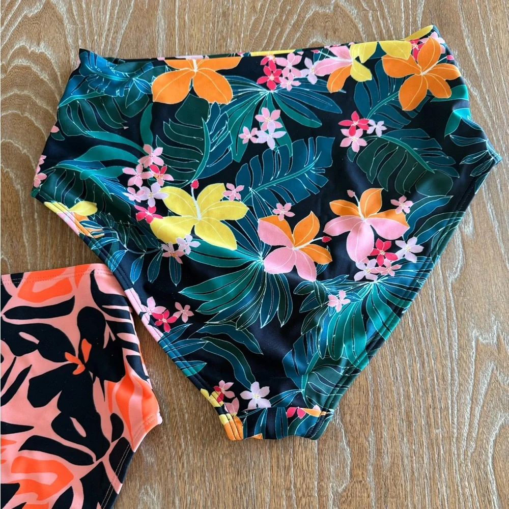 OLD NAVY Bikini Bottom Bundle High Waisted Women’s Size‎ M